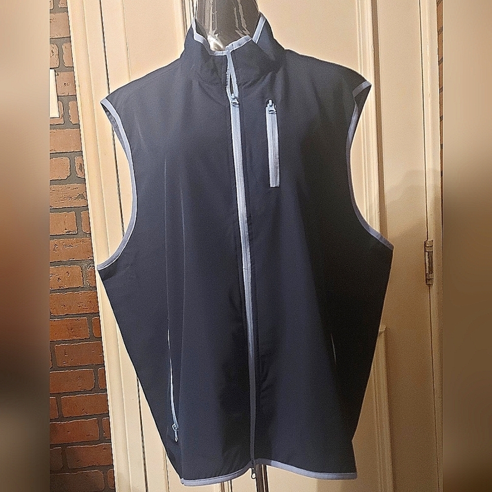 Classic Tailorbyrd Men's Performance Vest Sz XXL Navy Blue Lightweight Outdoor